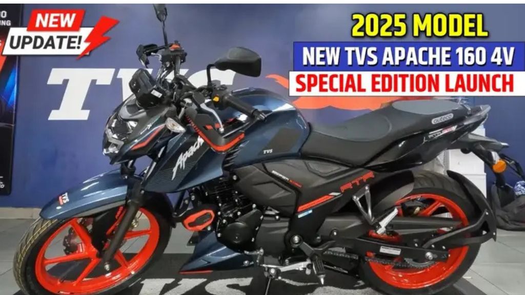 New TVS Apache RTR 160 4V: रापचिक look में वापसी कर रही है TVS Apache, मिलते है खास फीचर्स भी। New TVS Apache RTR 160 4V: रापचिक look में वापसी कर रही है TVS Apache, मिलते है खास फीचर्स भी।