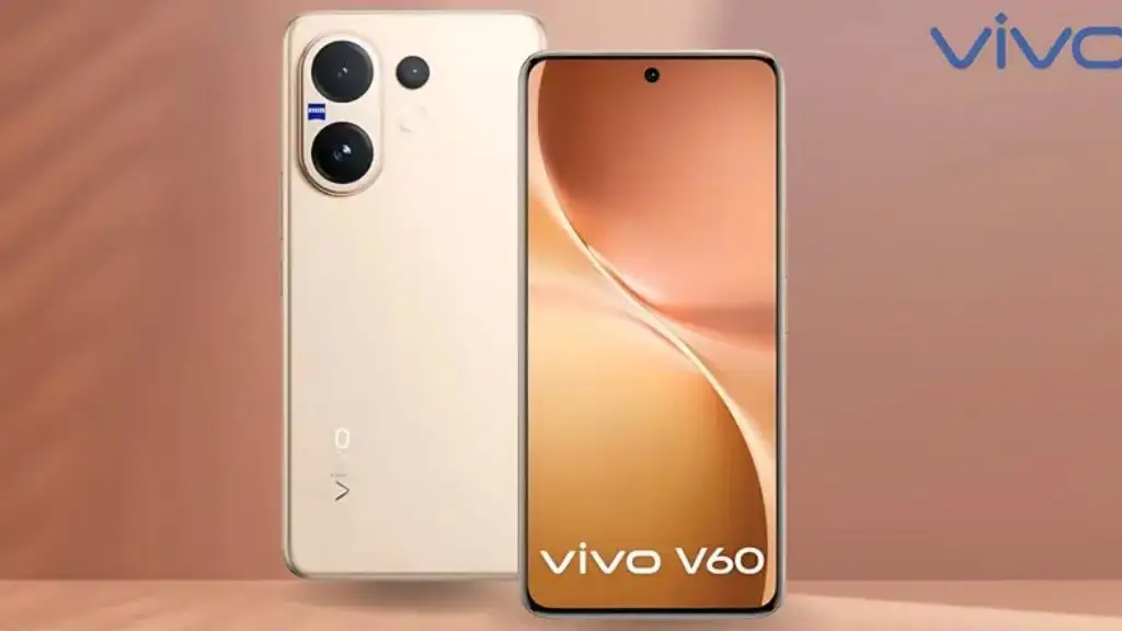 Vivo V60 5G: 6500mAh की बैटरी के साथ 50MP कैमरा वाला फोन। Vivo V60 5G: 6500mAh की बैटरी के साथ 50MP कैमरा वाला फोन।
