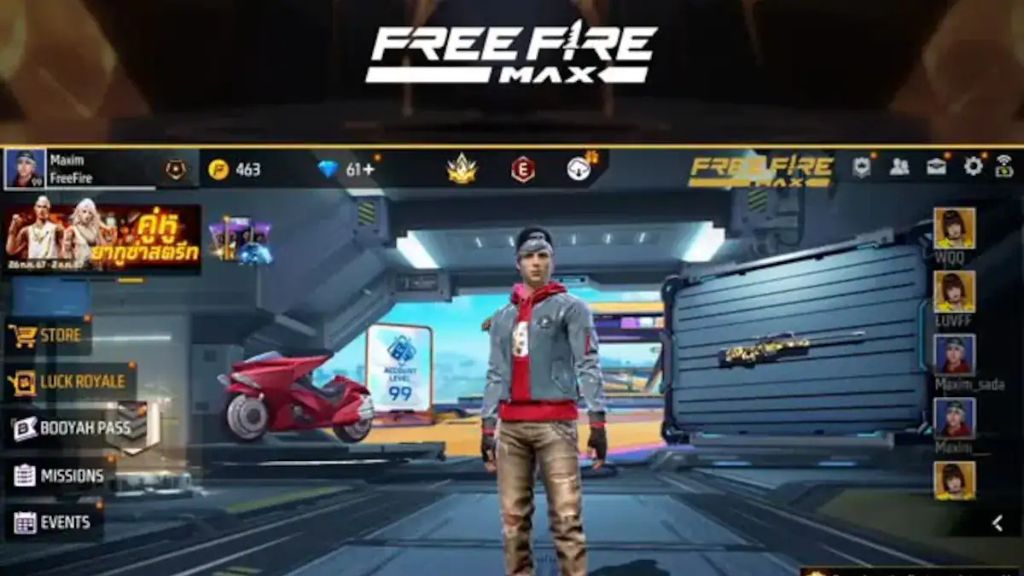 garena free fire max