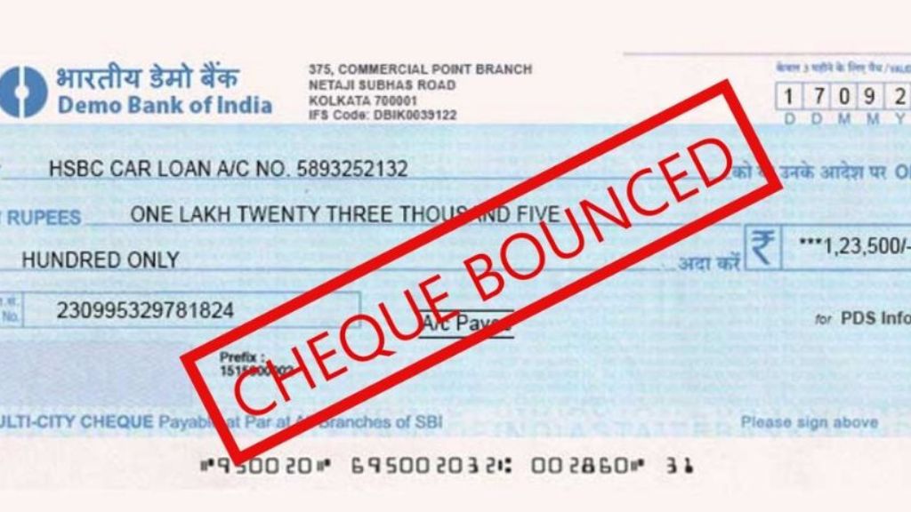 Cheque bounce legal action